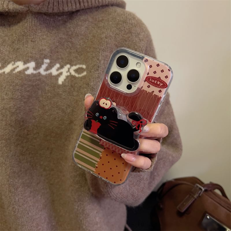 Color Phone Cat Panel Case