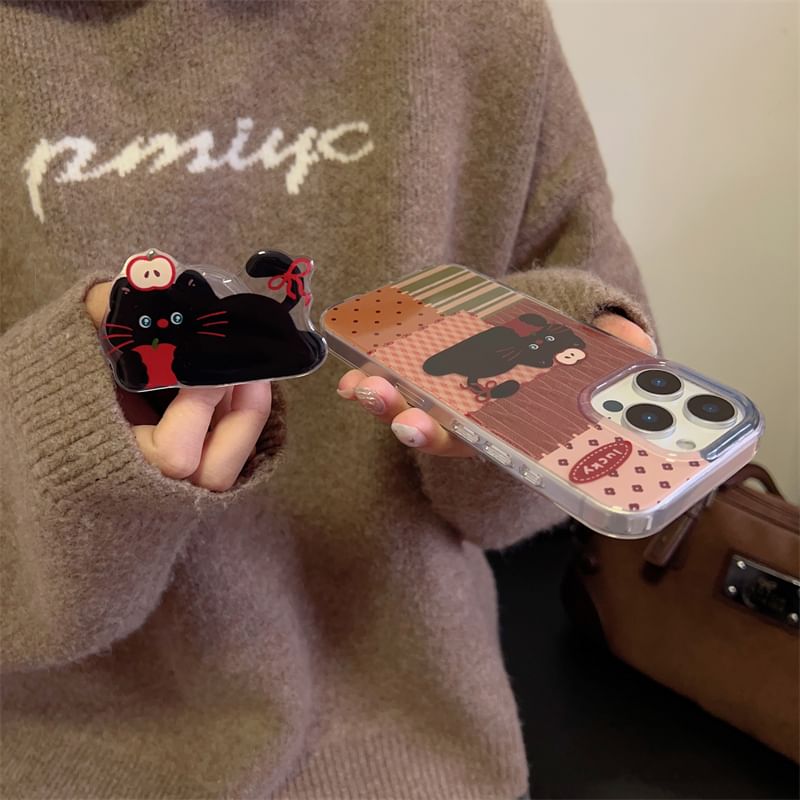 Color Phone Cat Panel Case