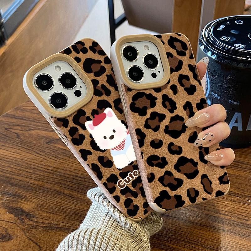 Phone Leopard Print Case