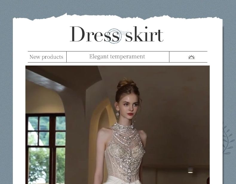 High Faux Pearl Sleeveless Sheath Gown Evening Neck