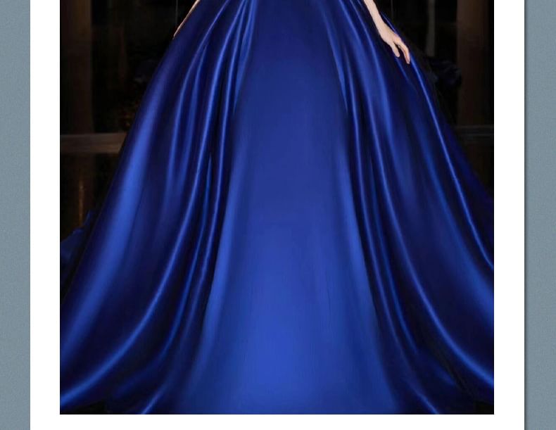 Halter Tone Ball Gown Evening Sequined Sleeveless Two Neck