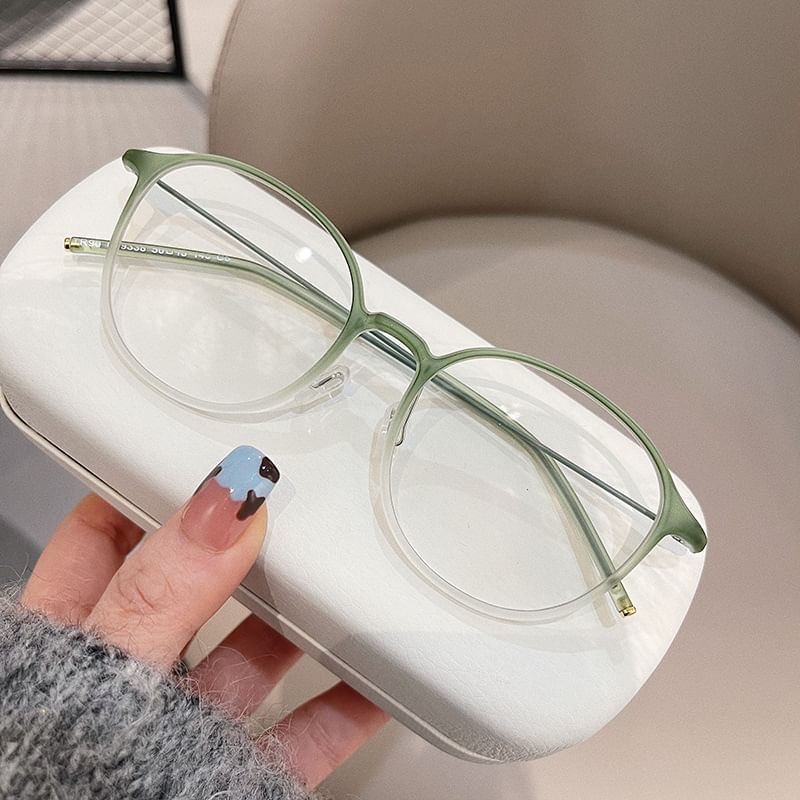 Glasses Blocking Light Round Blue