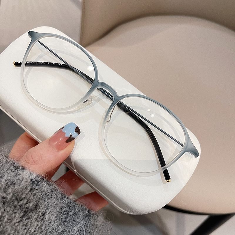 Glasses Blocking Light Round Blue