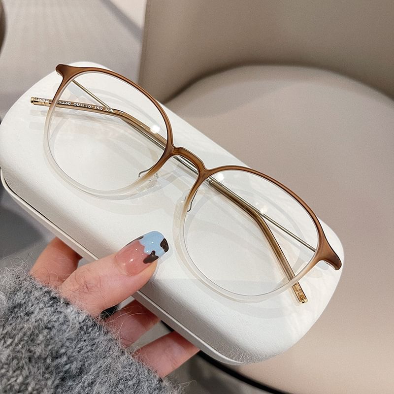 Glasses Blocking Light Round Blue