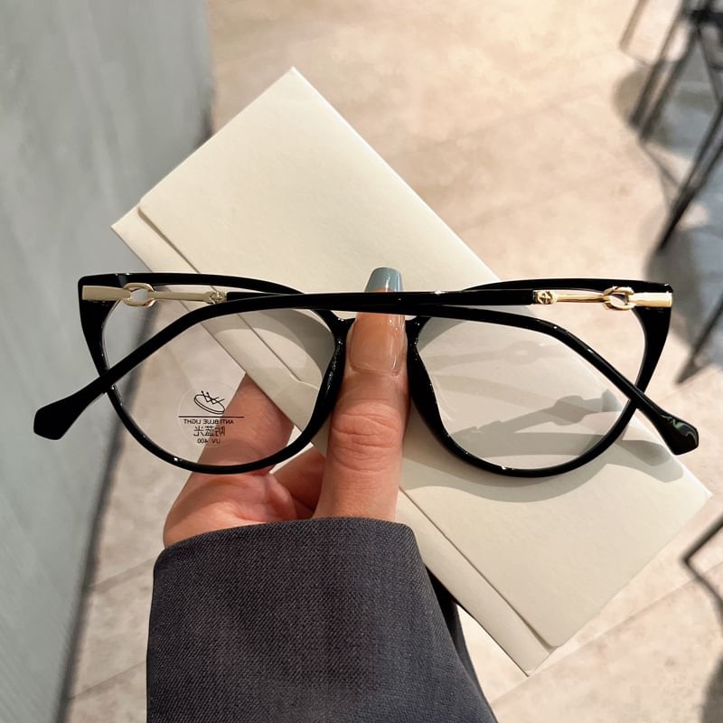 Cat Glasses Blocking Eye Light Blue