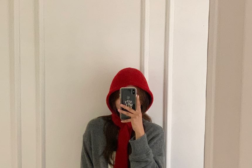 Applique Balaclava Wool