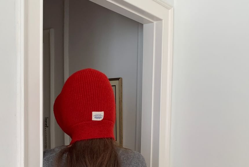 Applique Balaclava Wool