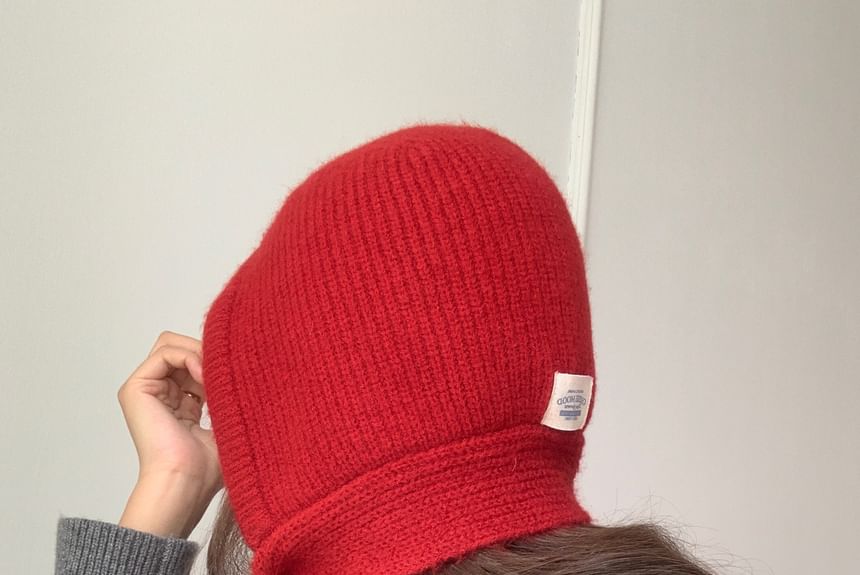 Applique Balaclava Wool