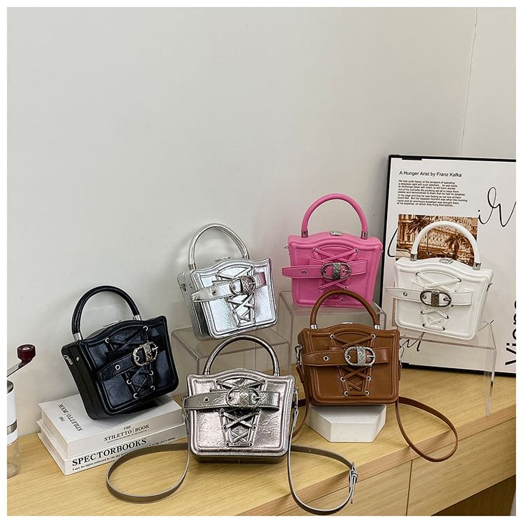 Bag Buckled Crossbody Lace-Up