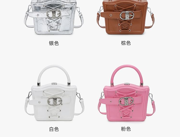 Bag Buckled Crossbody Lace-Up