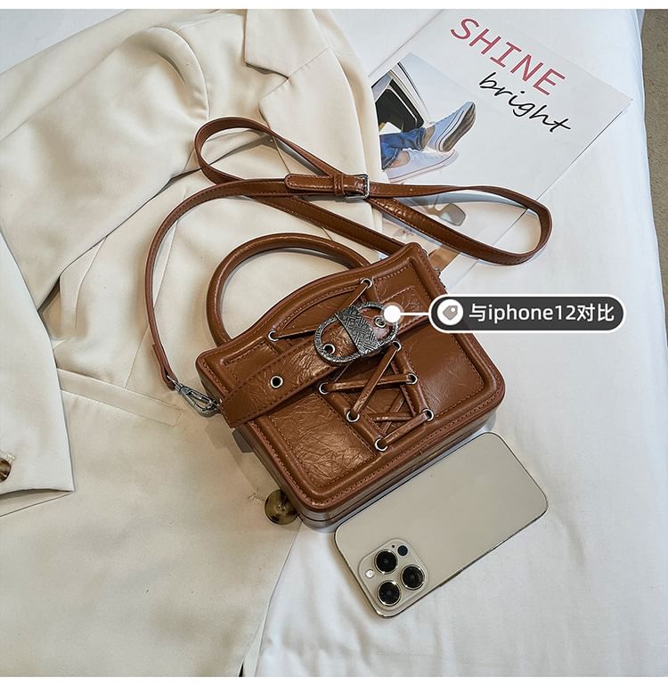 Bag Buckled Crossbody Lace-Up