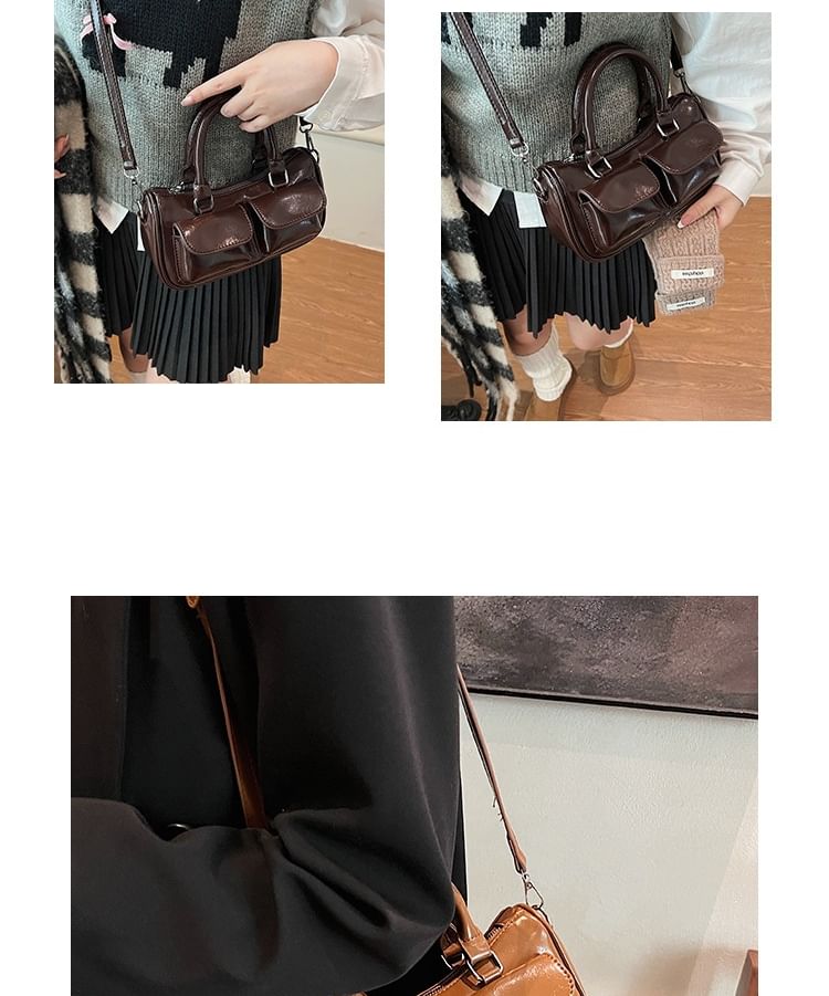 Bag Leather Crossbody Multi-Pocket Faux