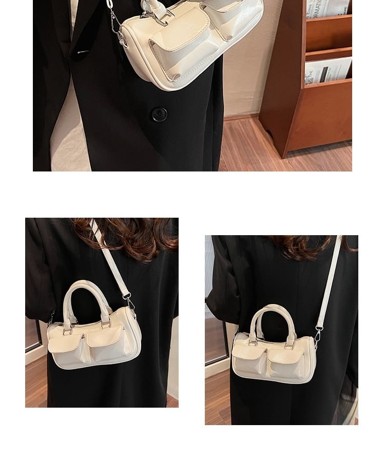 Bag Leather Crossbody Multi-Pocket Faux