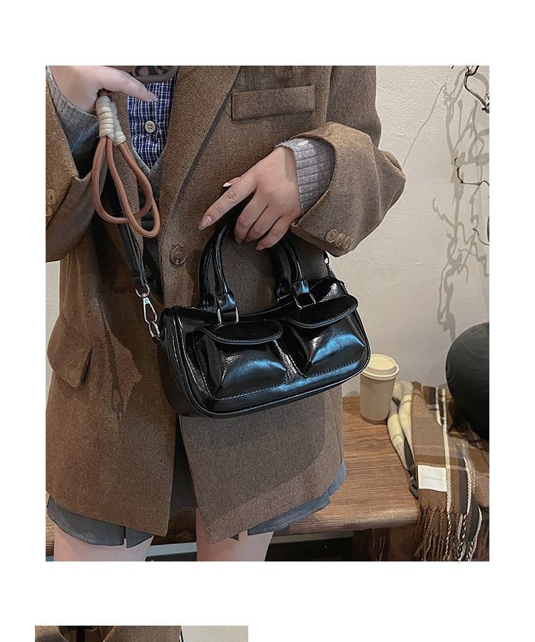 Bag Leather Crossbody Multi-Pocket Faux