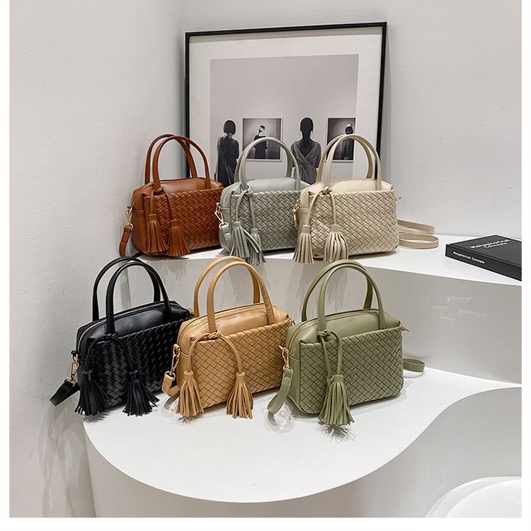 Crossbody Bag Quilted Faux Leather