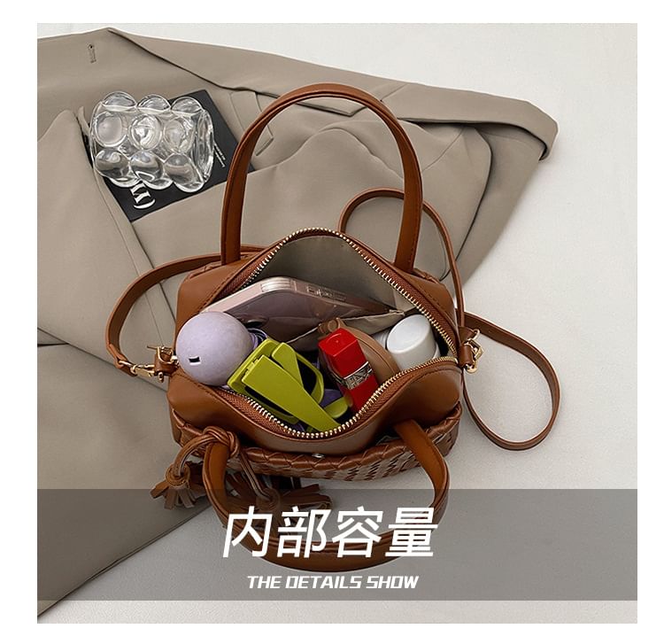 Crossbody Bag Quilted Faux Leather