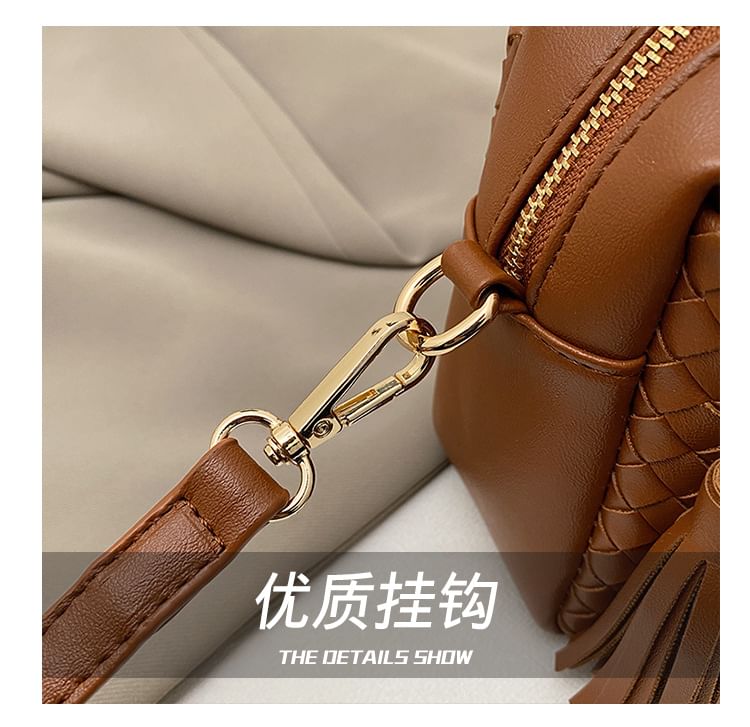 Crossbody Bag Quilted Faux Leather