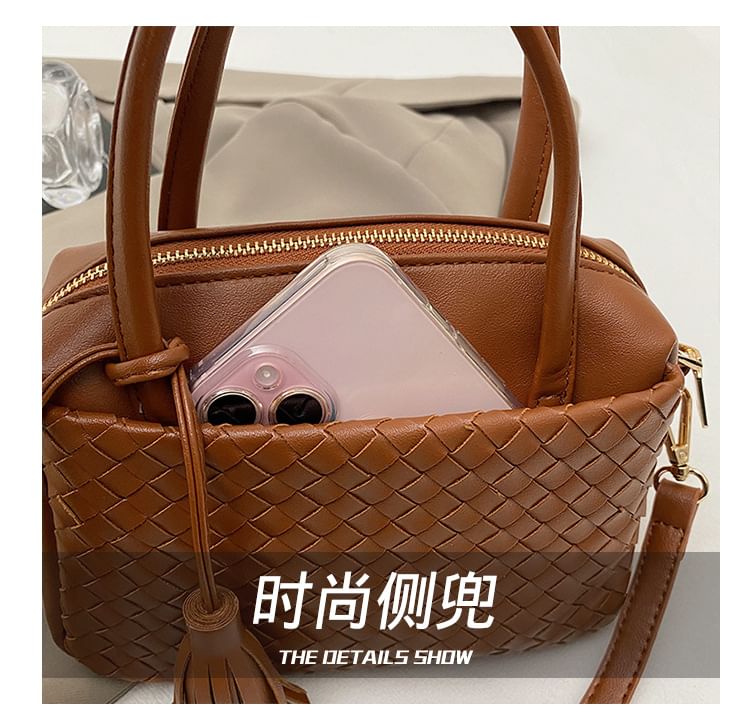 Crossbody Bag Quilted Faux Leather