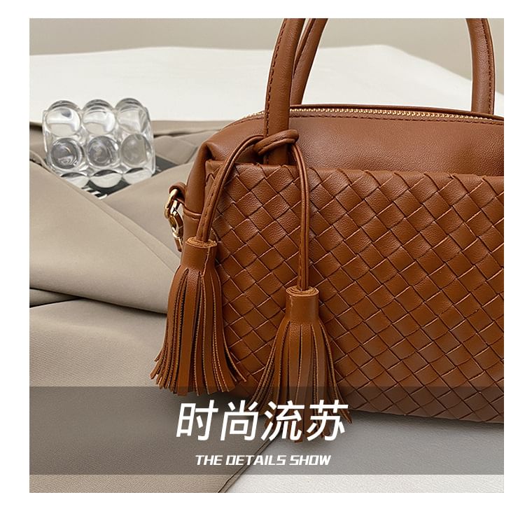 Crossbody Bag Quilted Faux Leather