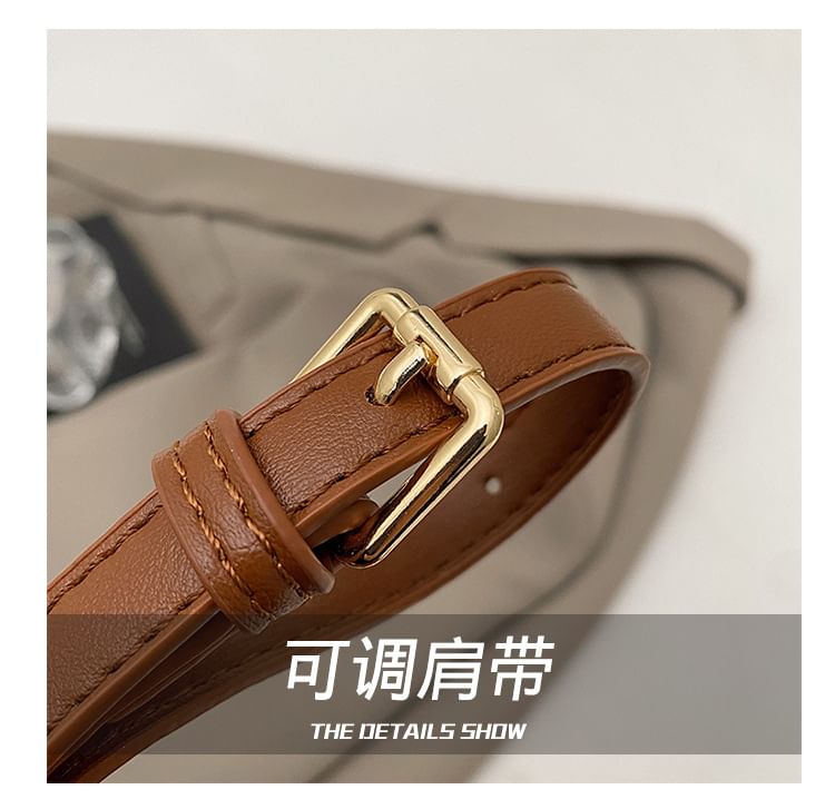 Crossbody Bag Quilted Faux Leather