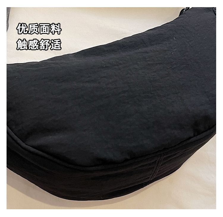 Plain Canvas Hobo Bag