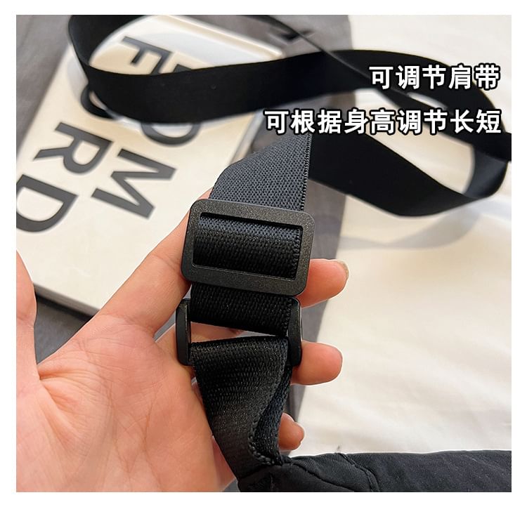 Plain Canvas Hobo Bag