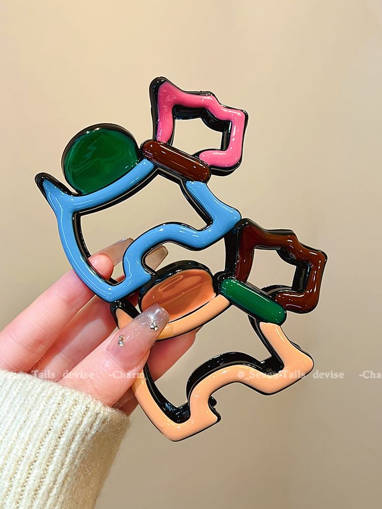 Clip Hair Dog Acrylic Claw