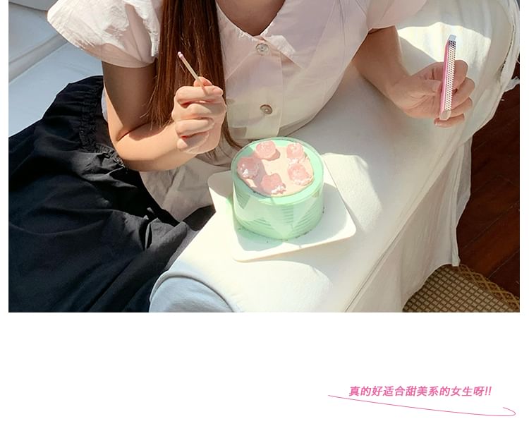 Birthday Headband Cake Polka Dot