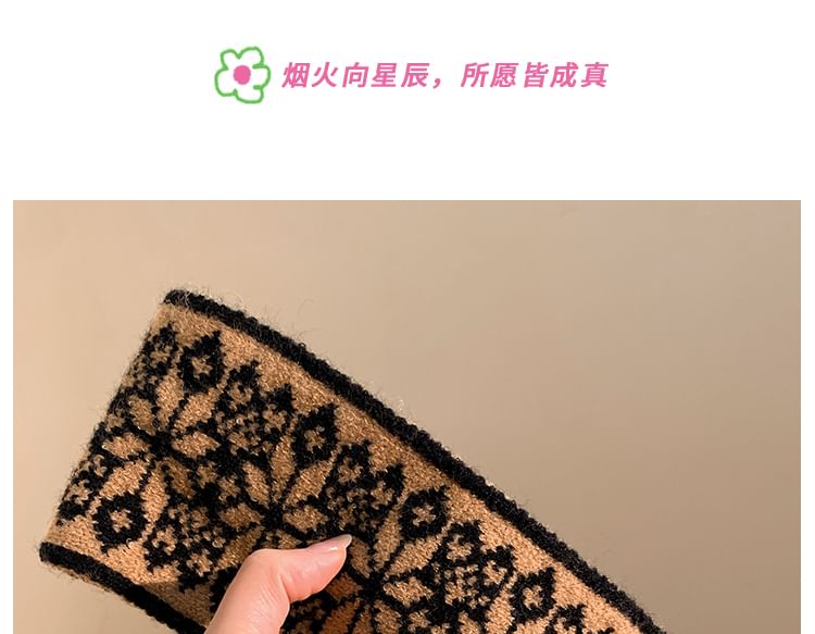 Knitted Patterned Headband