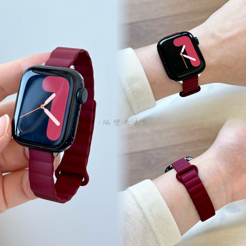 Silicone Watch Magnetic Apple Band