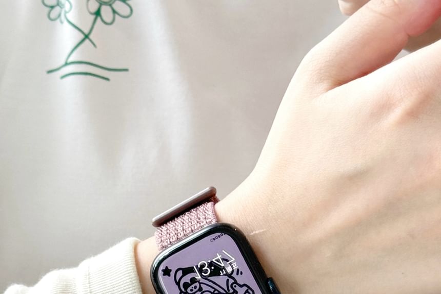Nylon Band Apple Self Adhesive Watch