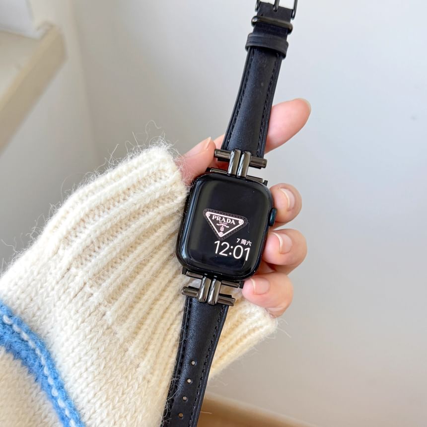 Apple Leather Watch Genuine Band