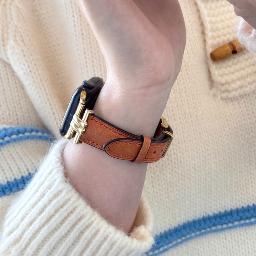 Apple Leather Watch Genuine Band