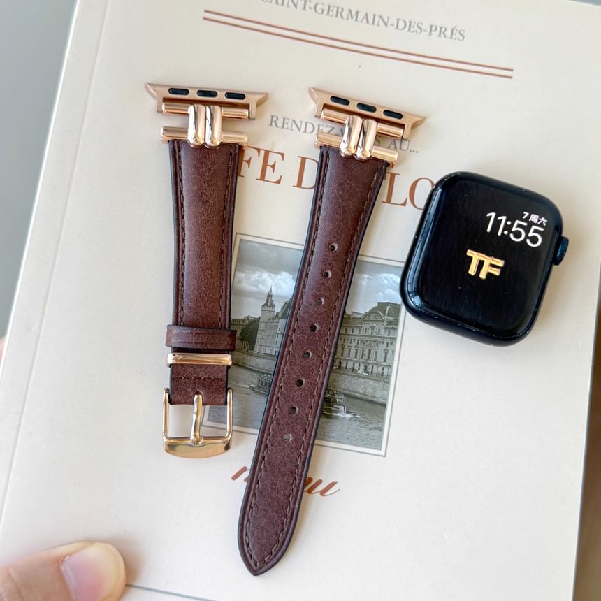 Apple Leather Watch Genuine Band