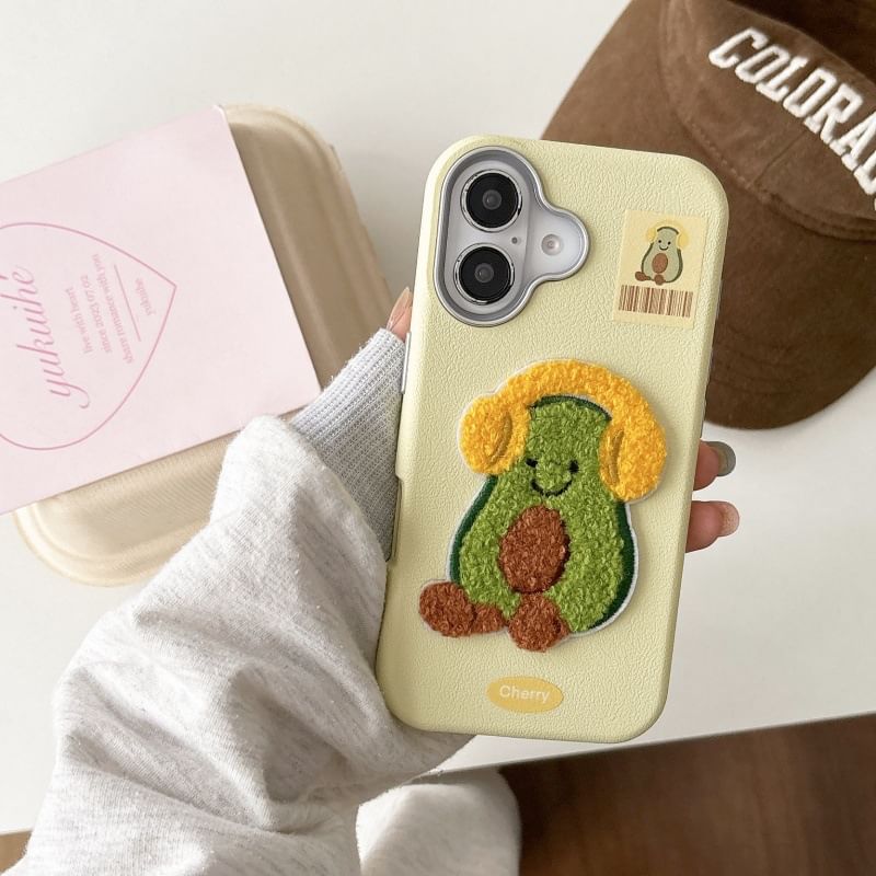 Vegetable Embroidered Case Phone