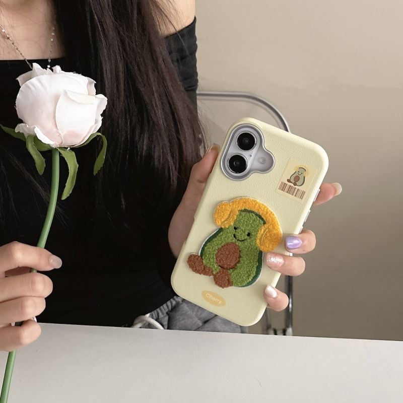 Vegetable Embroidered Case Phone
