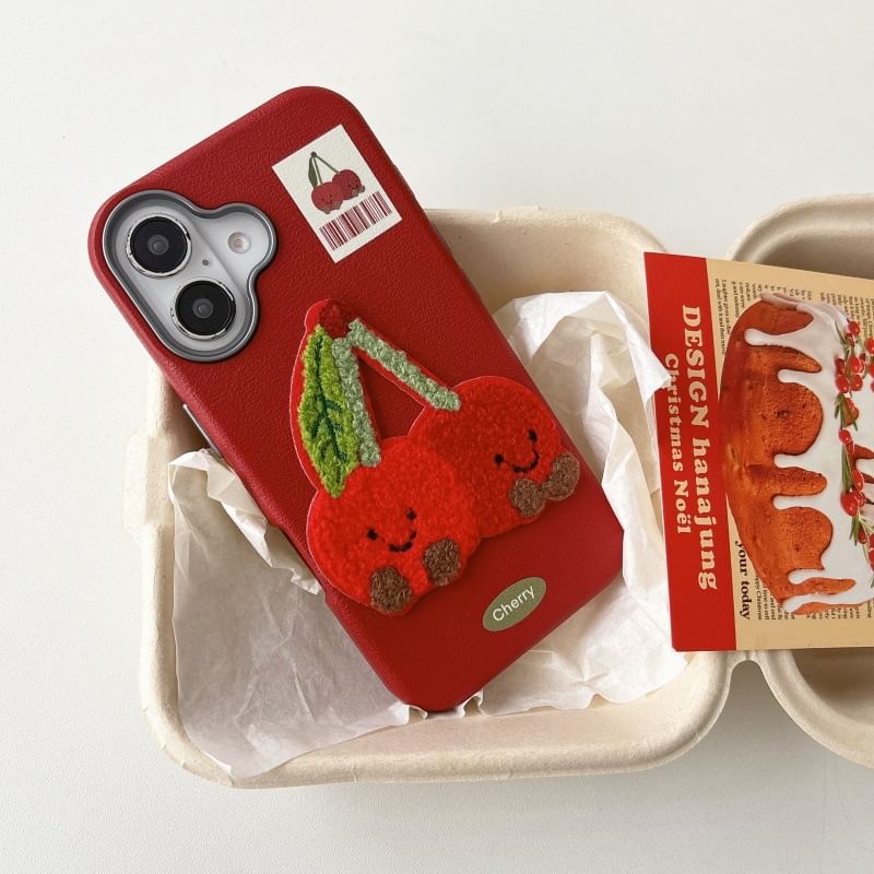 Vegetable Embroidered Case Phone