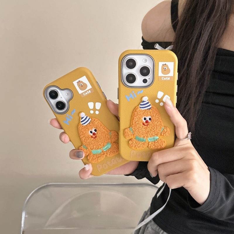 Phone Potato Case Embroidered