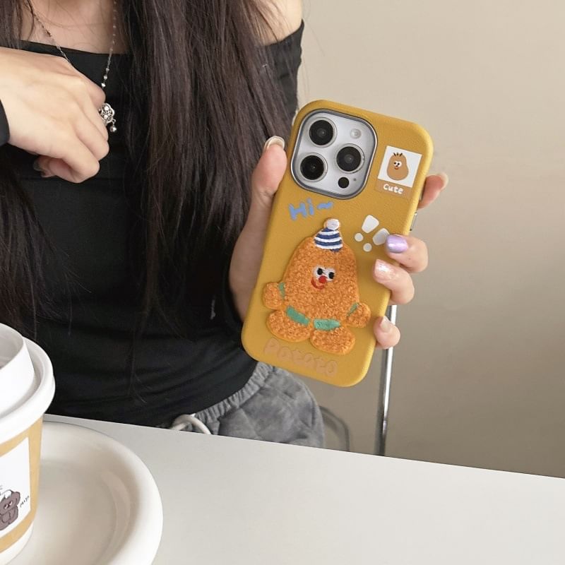 Phone Potato Case Embroidered