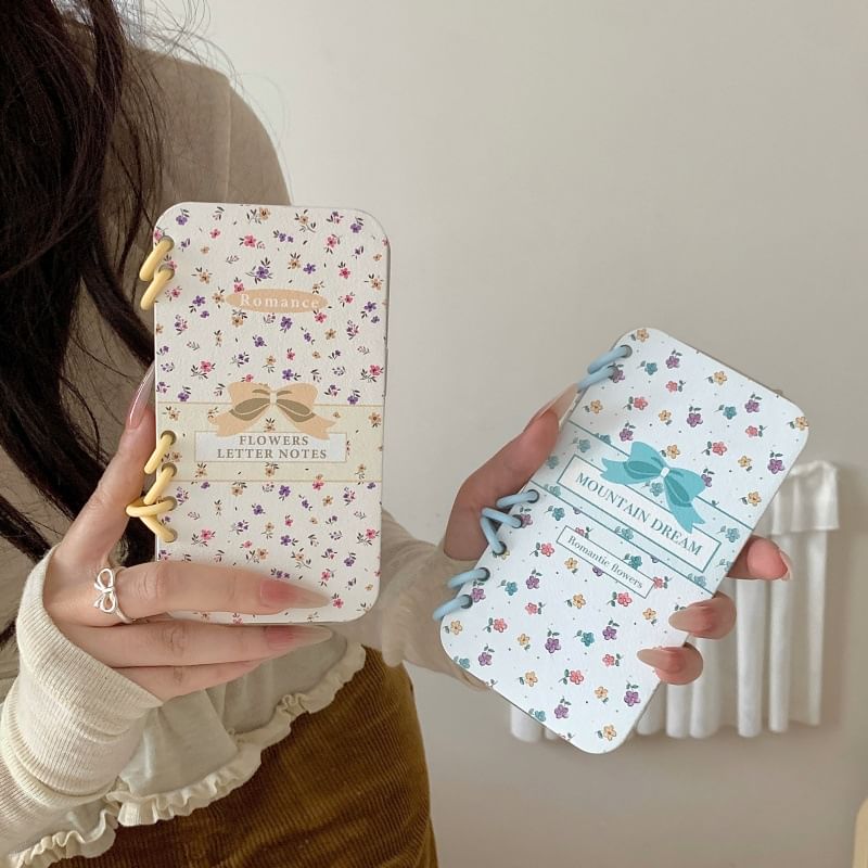 Phone Floral Folio Case