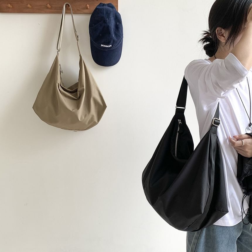 Nylon Crossbody Plain Bag