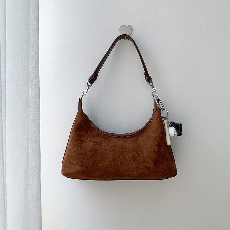 Bag Faux Suede Shoulder