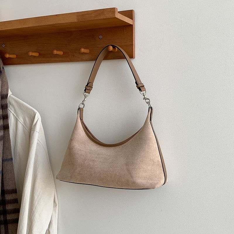 Bag Faux Suede Shoulder