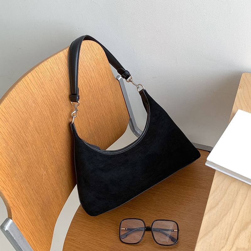 Bag Faux Suede Shoulder