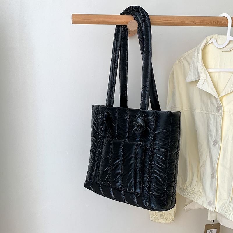 Tote Plain Quilted Bag
