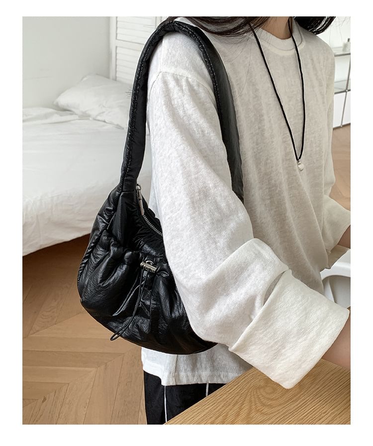 Padded Shoulder Bag Plain