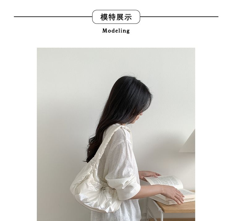 Padded Shoulder Bag Plain