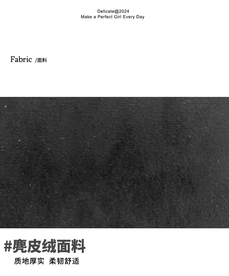 Faux Plain Crossbody Bag Suede