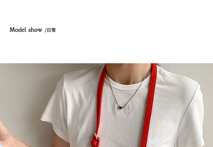 Faux Plain Crossbody Bag Suede