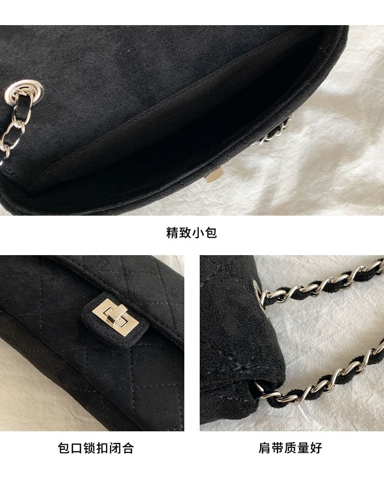 Flap Chain Bag Crossbody Quilted Strap